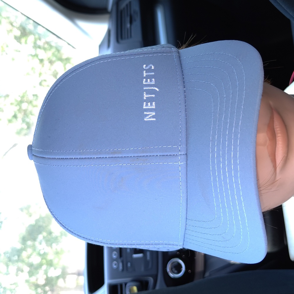 NETJETS Embroidered Vented Snapback Hat Cap